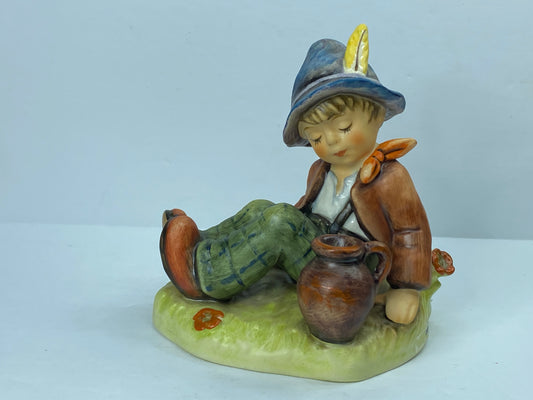 Hummel "Coffee Break" Figurine Boy with Pot TMK 8  Special Edition A110