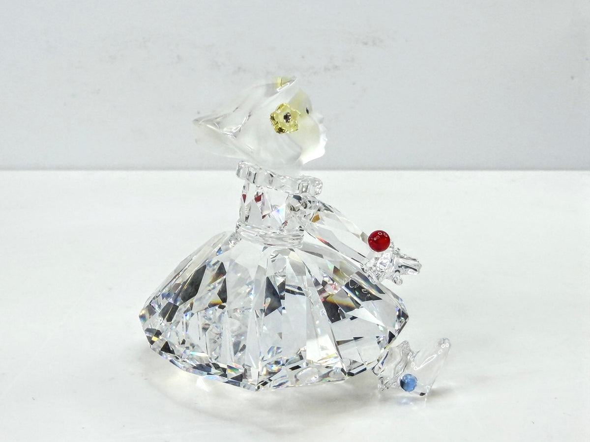 Swarovski Crystal: Retired Doll Girl Puppe Cheerful Times 626247 COA Mirror S370