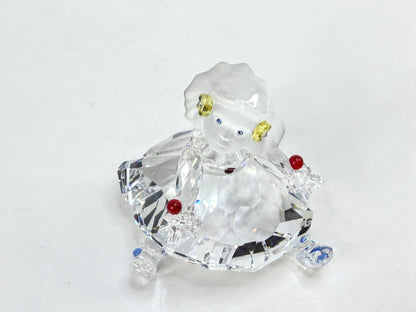 Swarovski Crystal: Retired Doll Girl Puppe Cheerful Times 626247 COA Mirror S370