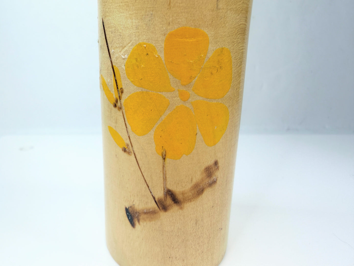 Rare Vintage Sosaku Kokeshi Kenichi Murakami Signed 8.25" A843