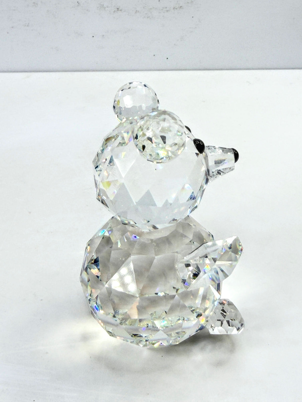 Swarovski: Retired Large Sitting Teddy Bear Crystal Max Schreck 010009 S366