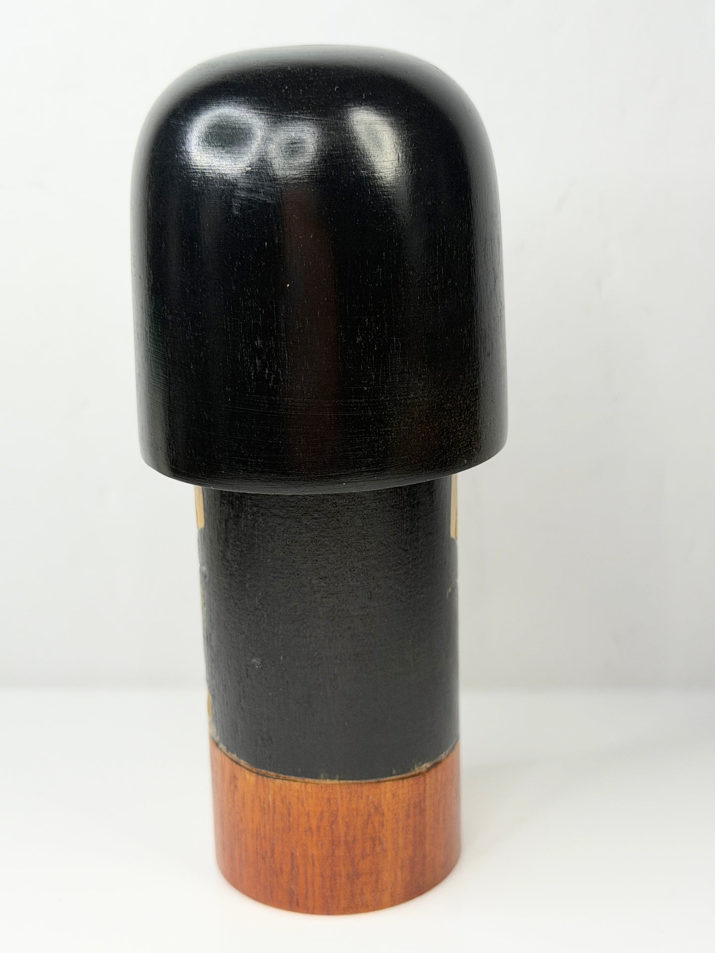 Vintage Kisaku Gumma Wood Kokeshi 5" Doll Geisha Kimono Flower, 5" A846