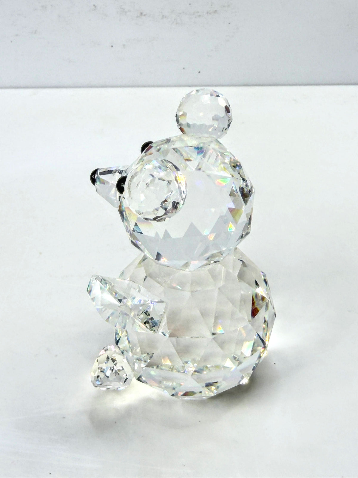 Swarovski: Retired Large Sitting Teddy Bear Crystal Max Schreck 010009 S366