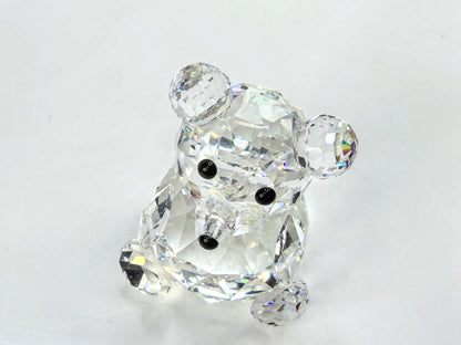 Swarovski: Retired Large Sitting Teddy Bear Crystal Max Schreck 010009 S366