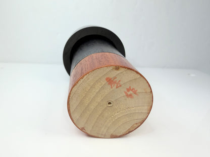 Vintage Kisaku Gumma Wood Kokeshi 5" Doll Geisha Kimono Flower, 5" A846