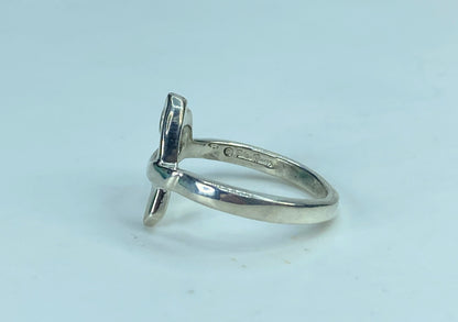 Tiffany & Co. Sterling Silver Loving Heart Ring size 7 3.3g w/box JR900