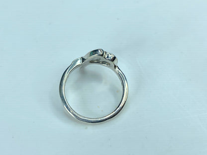 Tiffany & Co. Sterling Silver Loving Heart Ring size 7 3.3g w/box JR900