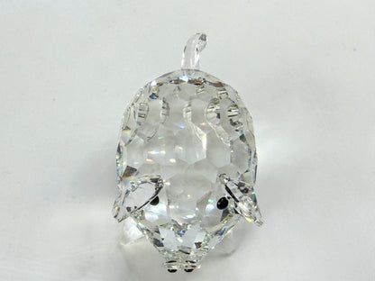 Swarovski Crystal Retired Large Pig Figurine Max Schreck Vintage 1982 S367