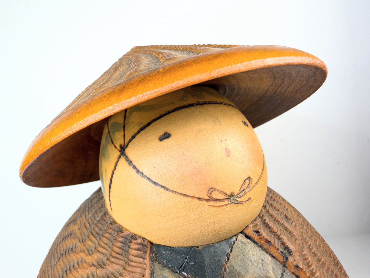 Japanese Folk Art kokeshi Sansaku Sekiguchi 関口三作 Wood Doll A847