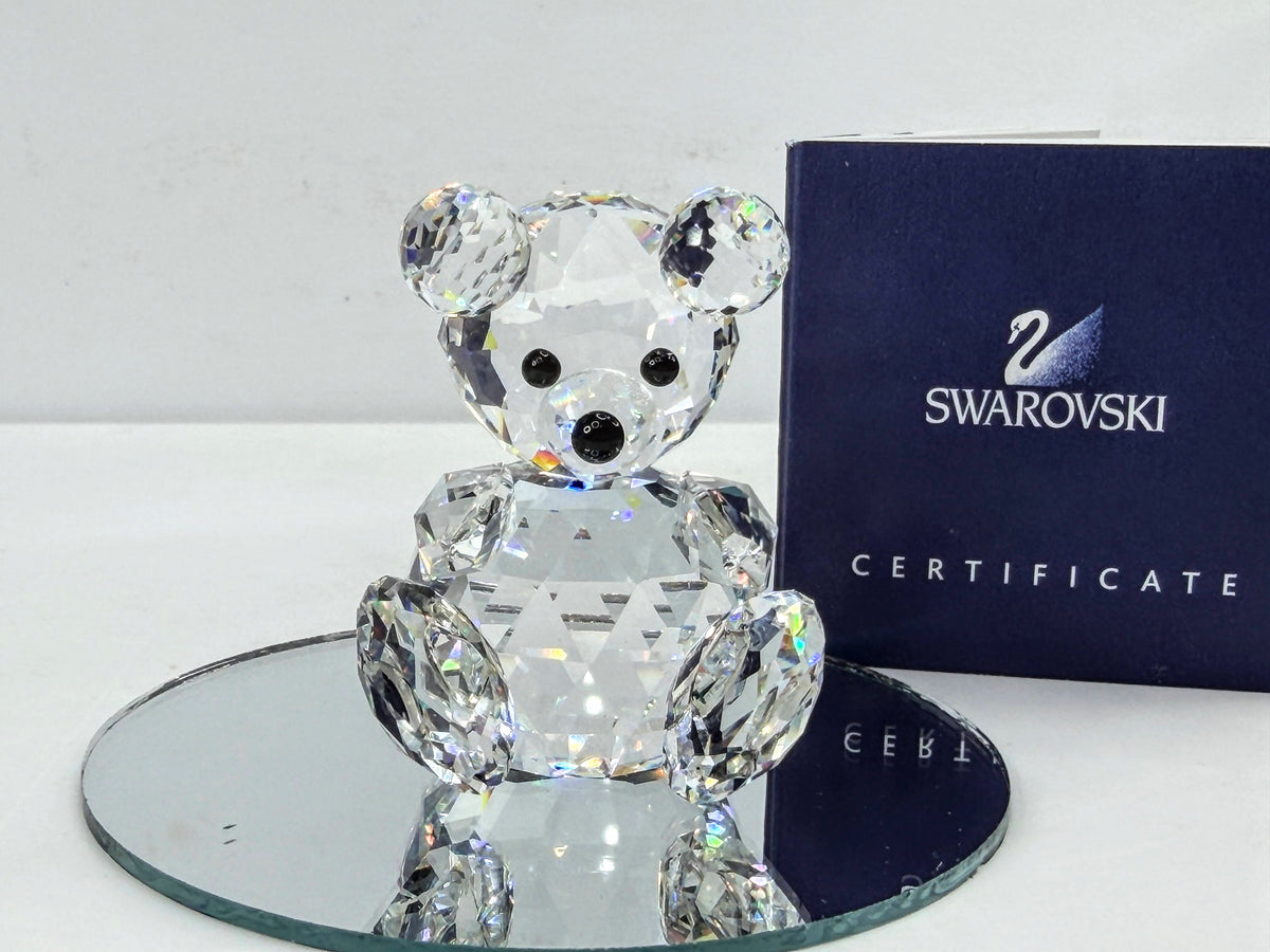 Retired Swarovski: Vintage Small Teddy Bear Crystal Woodland Friends S368