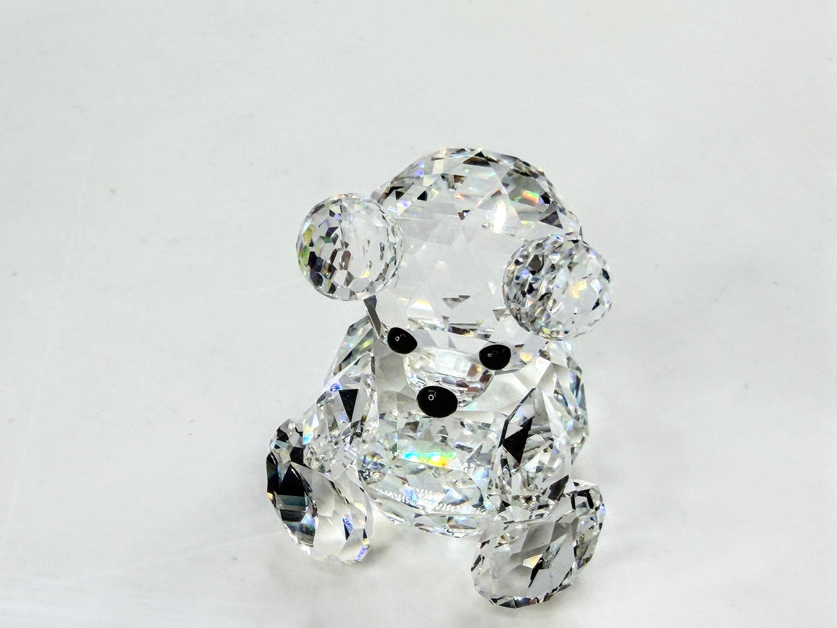 Retired Swarovski: Vintage Small Teddy Bear Crystal Woodland Friends S368