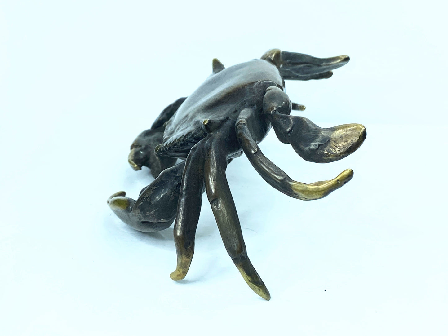 Japanese Jizai Okimono bronze "Crab" Showa period (1926-1989) A111