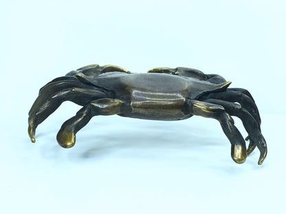 Japanese Jizai Okimono bronze "Crab" Showa period (1926-1989) A111