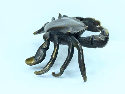 Japanese Jizai Okimono bronze "Crab" Showa period (1926-1989) A111