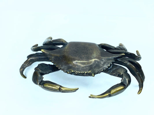 Japanese Jizai Okimono bronze "Crab" Showa period (1926-1989) A111