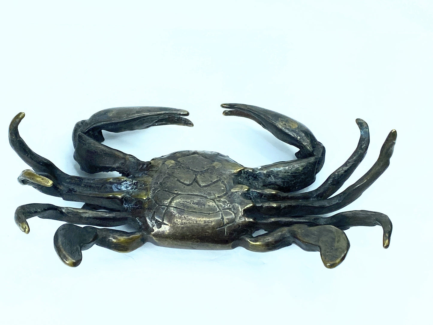 Japanese Jizai Okimono bronze "Crab" Showa period (1926-1989) A111