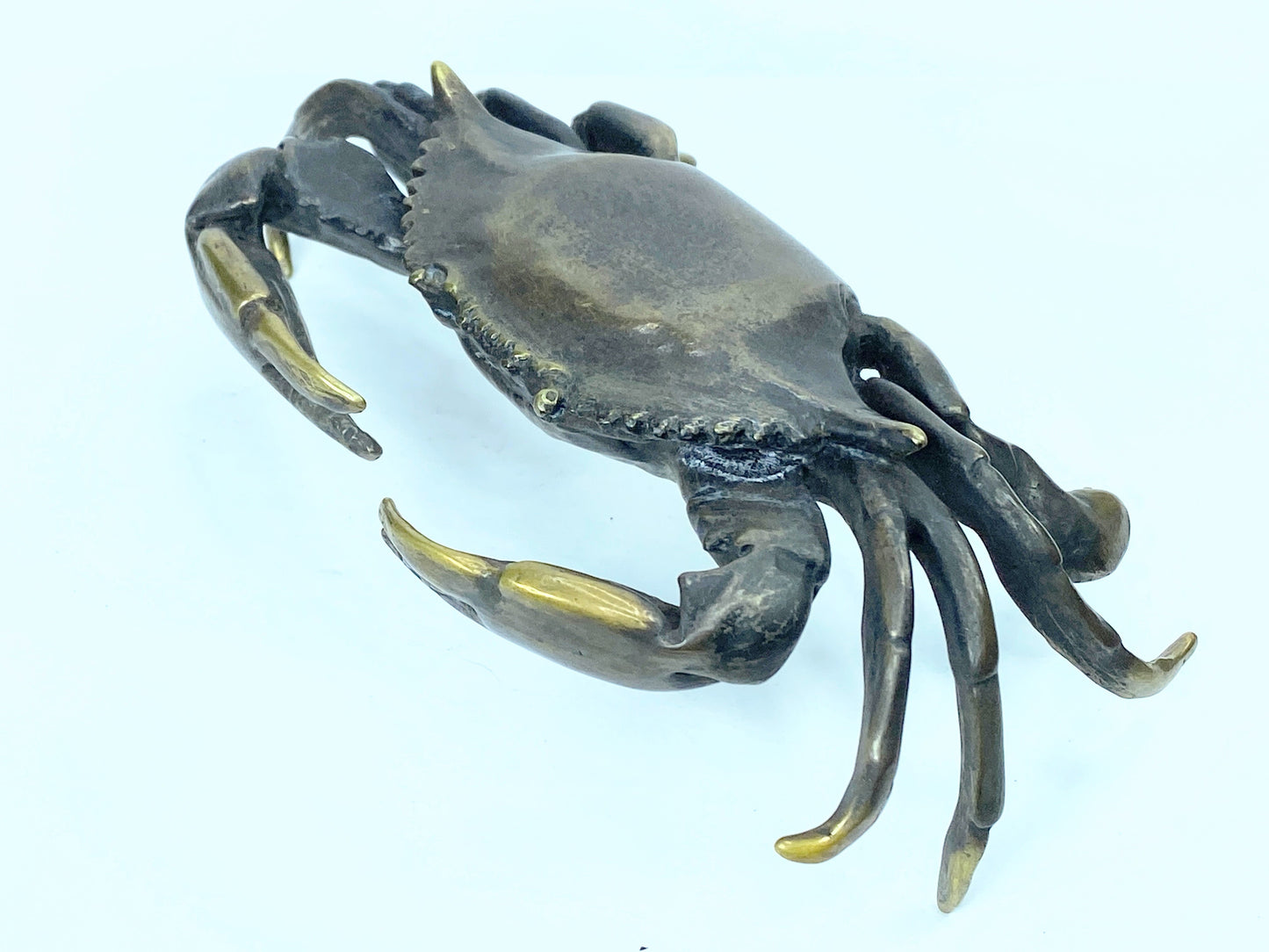 Japanese Jizai Okimono bronze "Crab" Showa period (1926-1989) A111