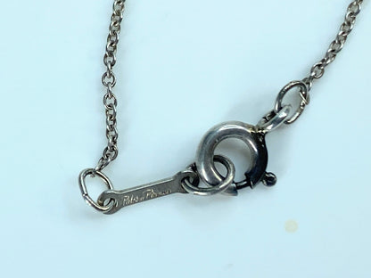 Tiffany Large Loving Heart Sterling Silver Necklace Paloma Picasso 19" JR902