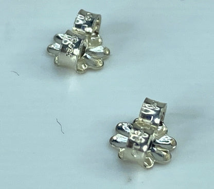 Tiffany & Co. Sterling Silver Puffy Heart Stud Earrings 3.0g 12.7mm JR903