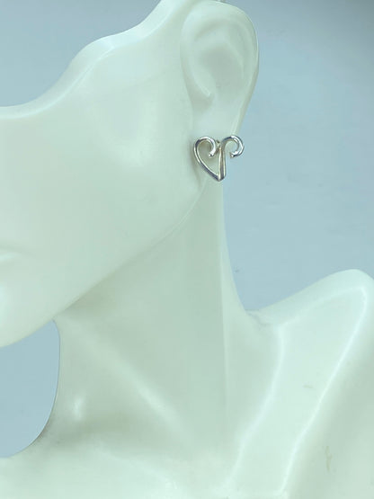 Rare Tiffany & Co Tiffany Zodiac Aries sterling stud earrings JR905