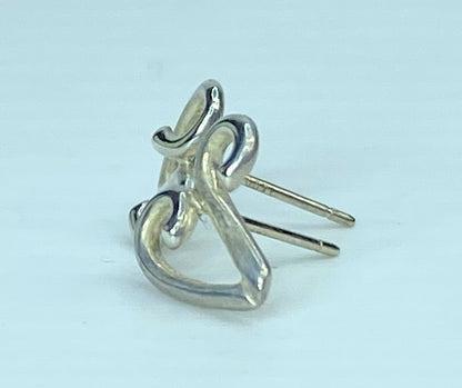 Rare Tiffany & Co Tiffany Zodiac Aries sterling stud earrings JR905