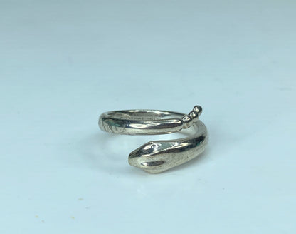 Elsa Peretti for Tiffany & co. sterling silver Snake ring, Spain s6 4.5g JR914