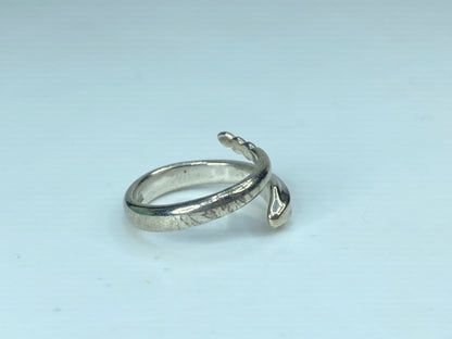 Elsa Peretti for Tiffany & co. sterling silver Snake ring, Spain s6 4.5g JR914