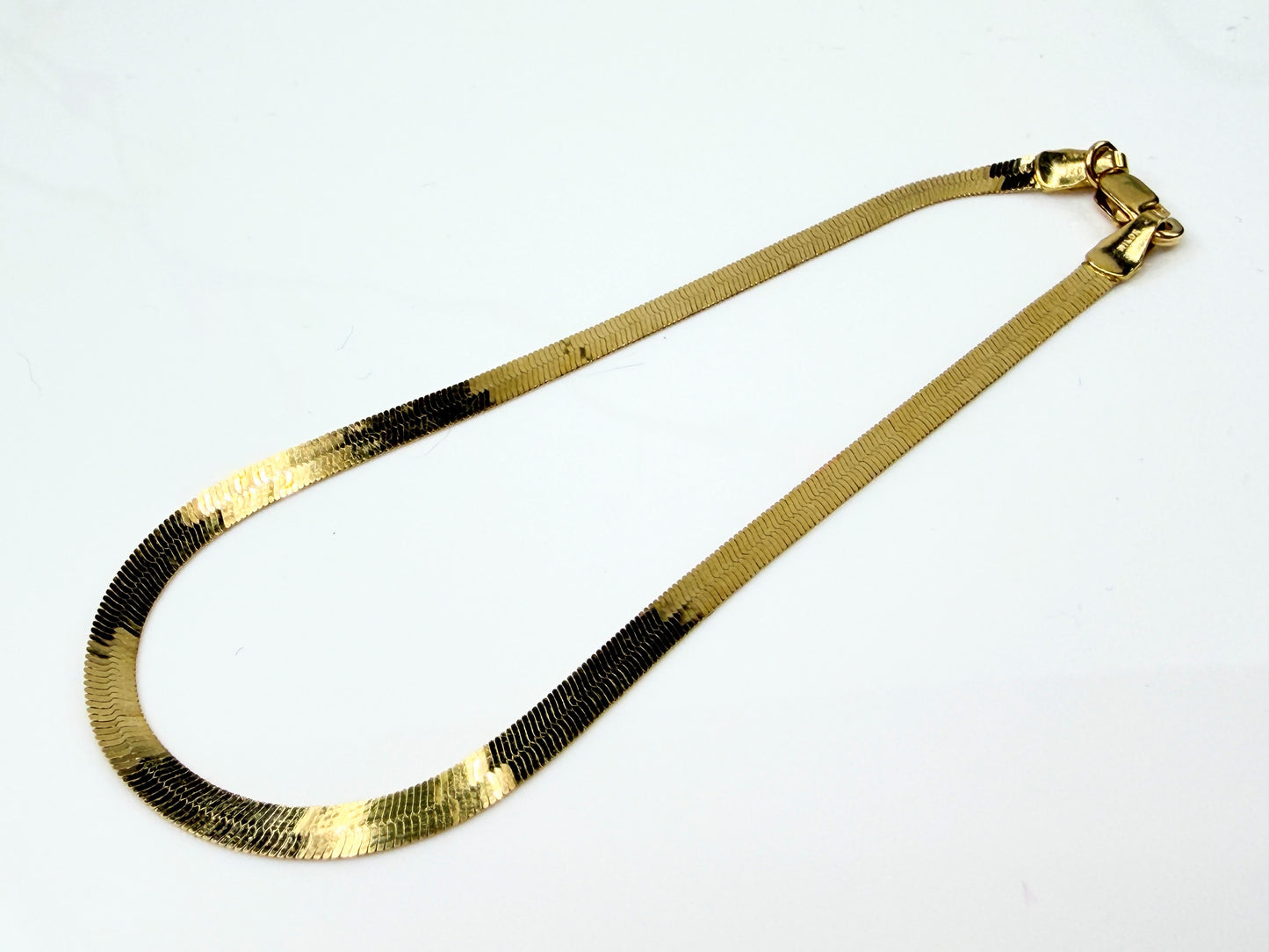 Vintage 18K Gold Milor Textured Link Bracelet JR1431