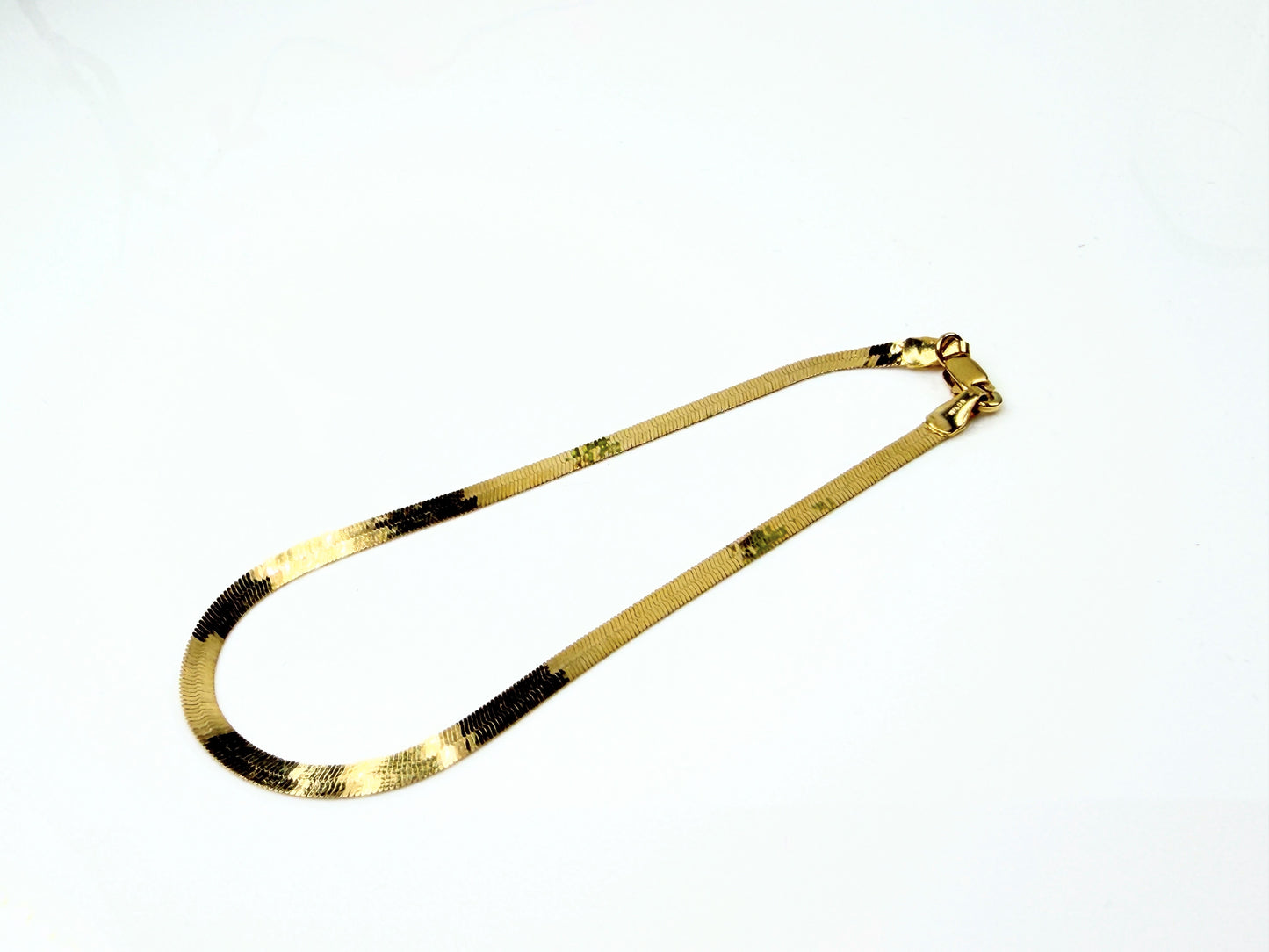 Vintage 18K Gold Milor Textured Link Bracelet JR1431