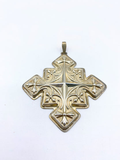 Ltd Edt Reed & Barton 1979 Sterling Silver Christmas Cross Ornament XN04