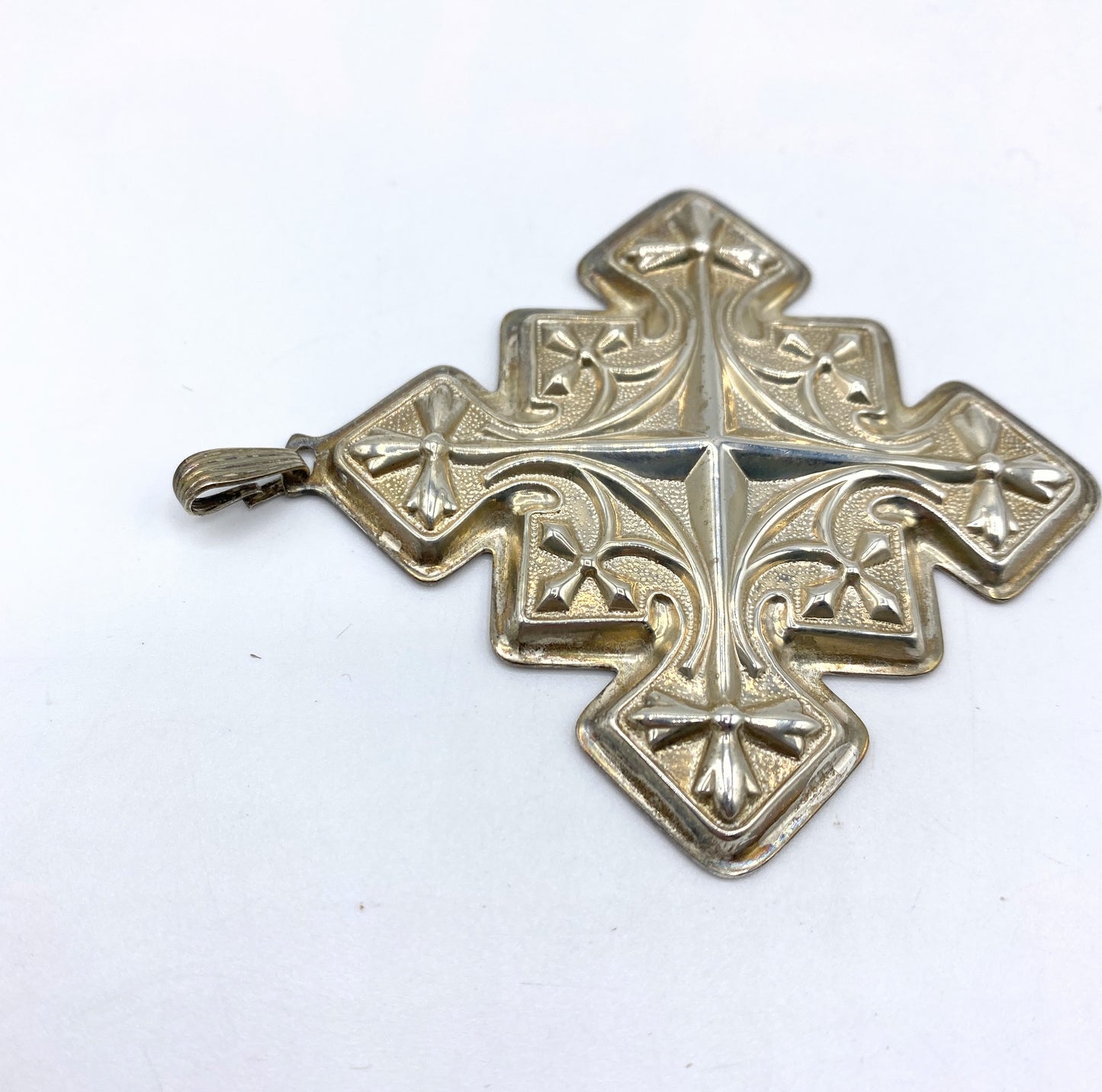 Ltd Edt Reed & Barton 1979 Sterling Silver Christmas Cross Ornament XN04