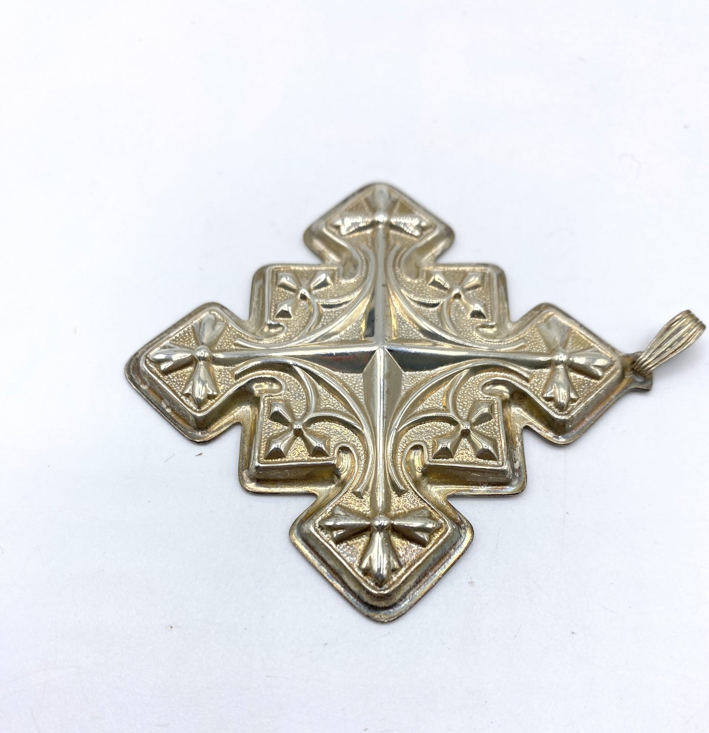 Ltd Edt Reed & Barton 1979 Sterling Silver Christmas Cross Ornament XN04