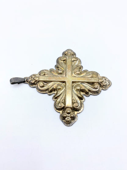 Ltd Edit Reed & Barton 1983 Annual Christmas Cross, Sterling Silver XN01