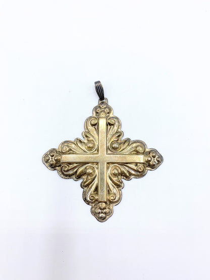 Ltd Edit Reed & Barton 1983 Annual Christmas Cross, Sterling Silver XN01