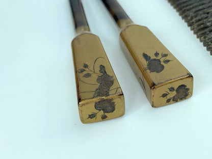 Kushi Kogai Kanzashi Japanese Antique hair accessories comb stick Makie GS600