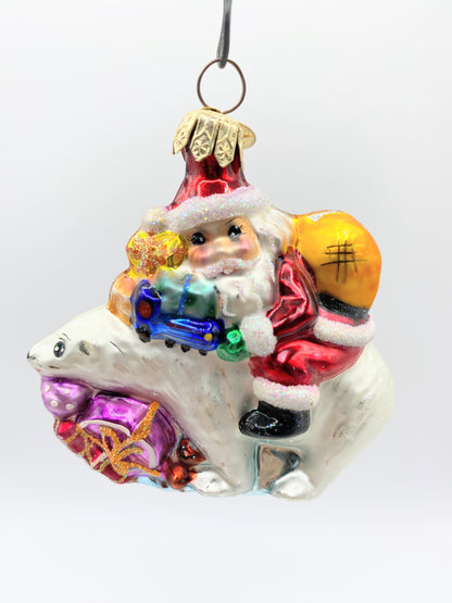 Playful Polar- Santas by Christopher Radko original box NX11