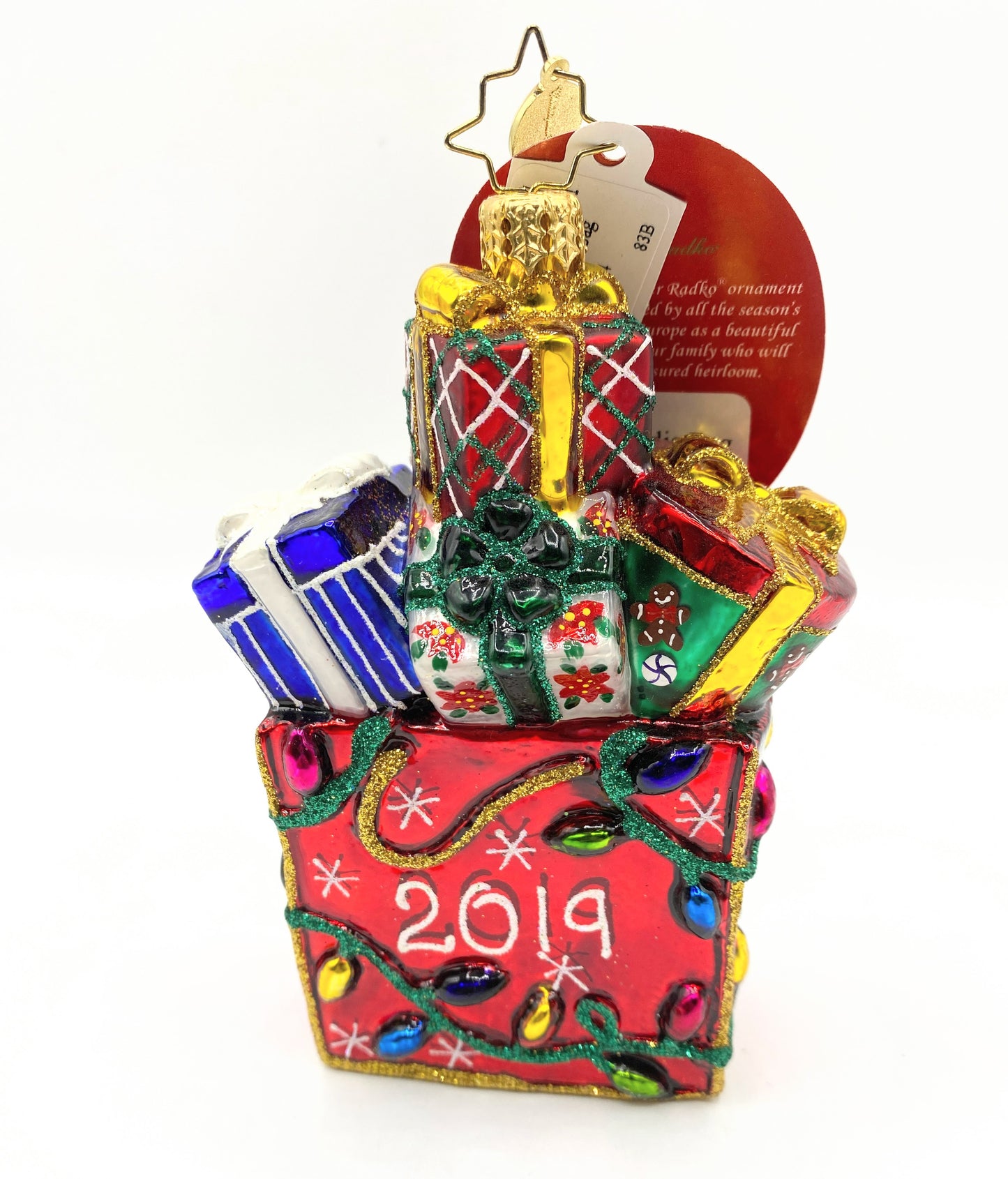 Christopher Radko 2019 Goodie Bag Ornament by Christopher Radko with box NX13