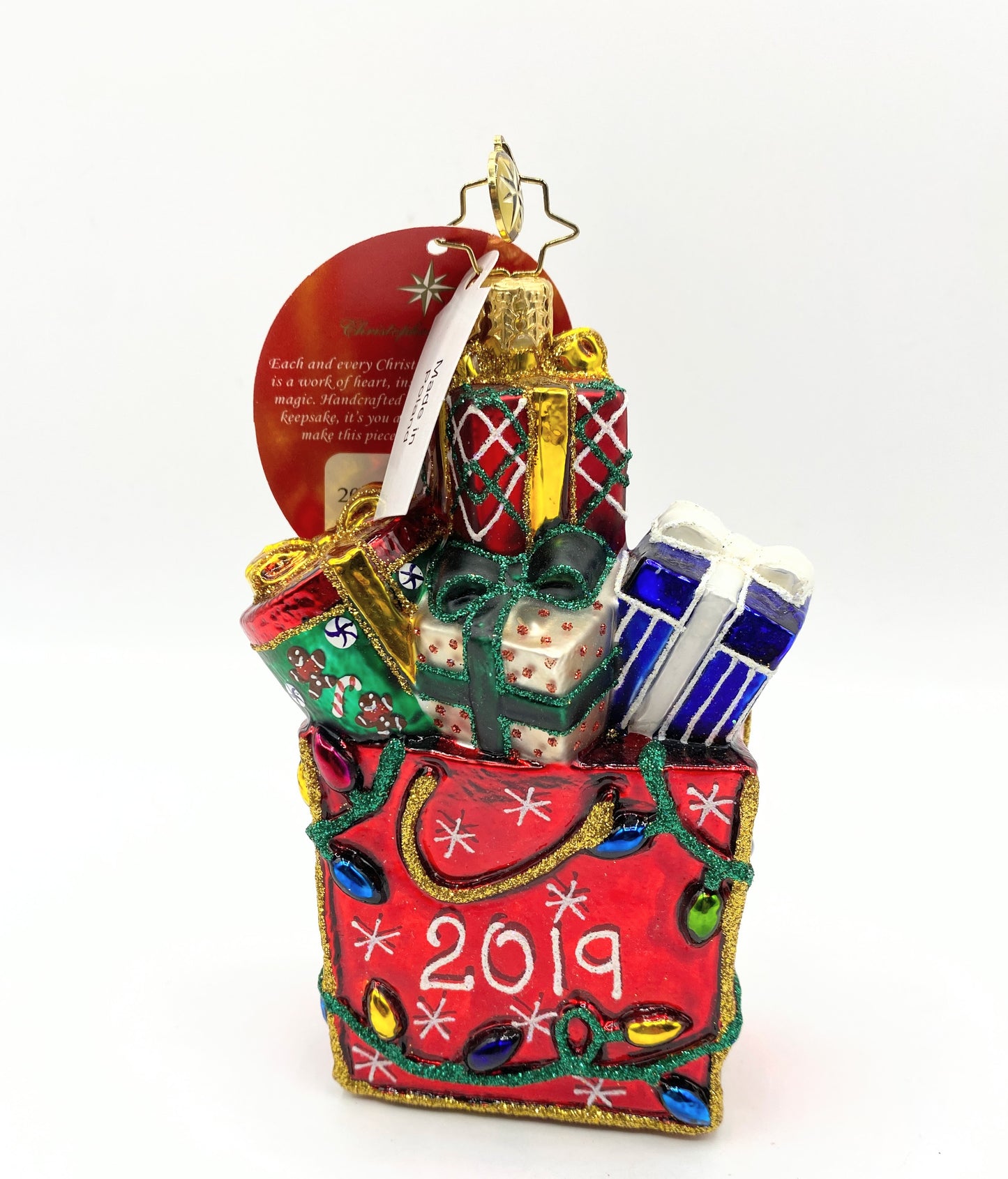 Christopher Radko 2019 Goodie Bag Ornament by Christopher Radko with box NX13