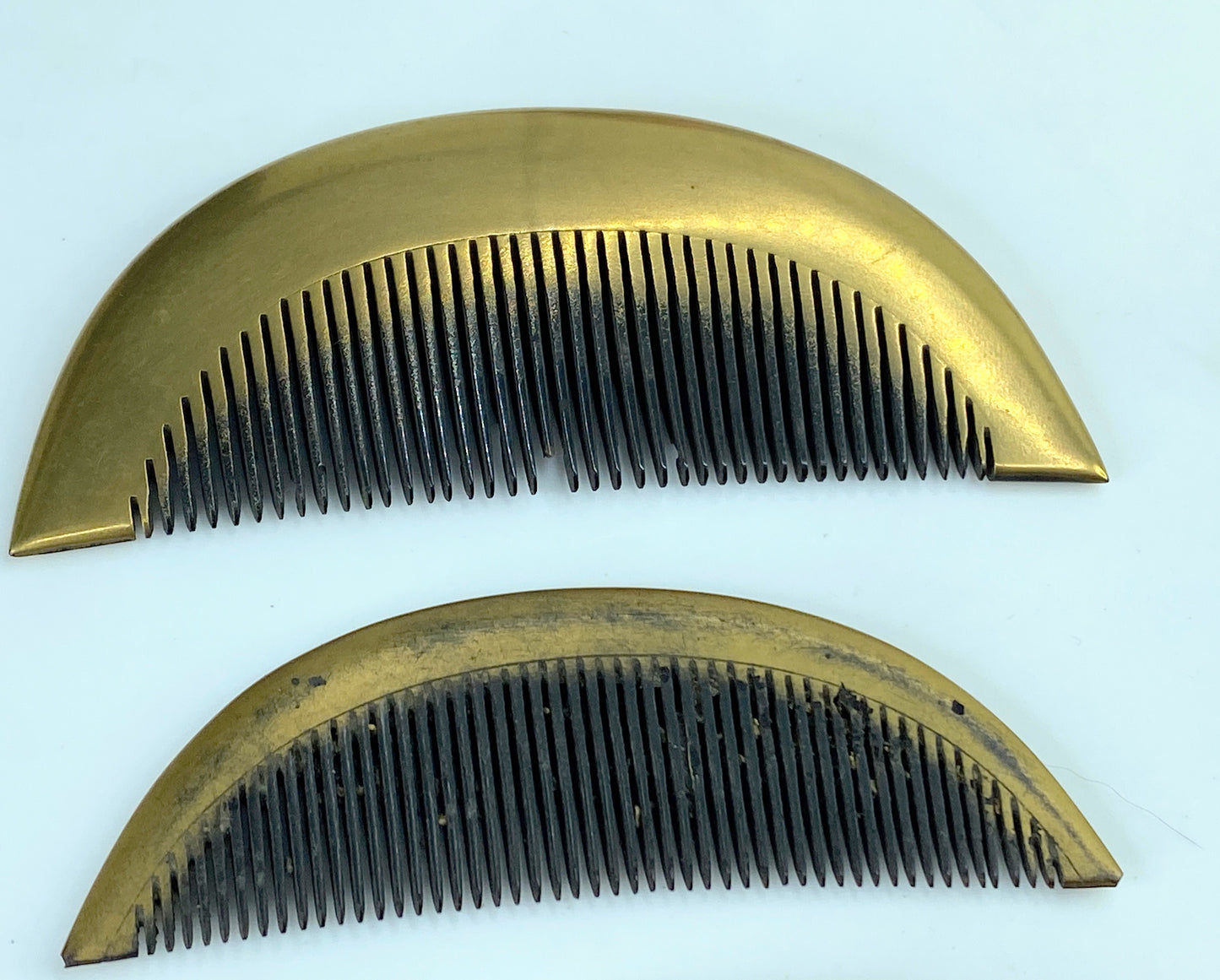 Art Deco Japanese Geisha Comb Kanzashi Gold Makie set of three GS610