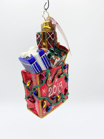 Christopher Radko 2019 Goodie Bag Ornament by Christopher Radko with box NX13