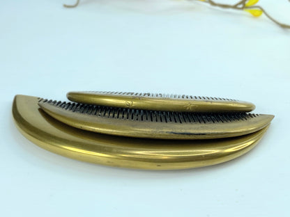 Art Deco Japanese Geisha Comb Kanzashi Gold Makie set of three GS610