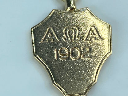 Alpha Omega Alpha Medical Honors Society 10k Gold Key/Pin 1955 HARVARD JR495
