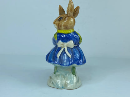 Billie & Buntie Bunnykins Royal Doulton Sleigh Ride Figurine