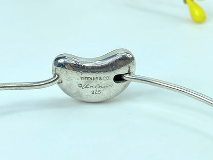 Vintage Tiffany & Co. Elsa Peretti Bean Bangle in Sterling Silver 8" 7.5g JR920