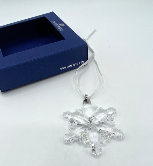 Swarovski Crystal Little Snowflake Christmas Ornament NIB 2013 XN24