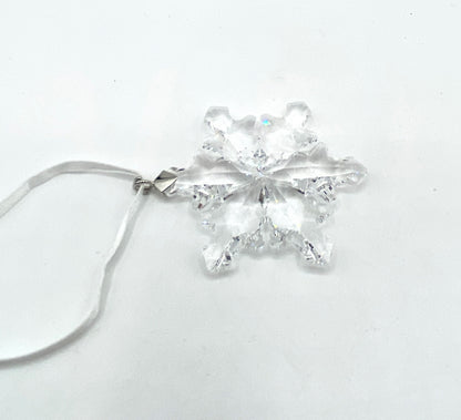 Swarovski Crystal Little Snowflake Christmas Ornament NIB 2013 XN24