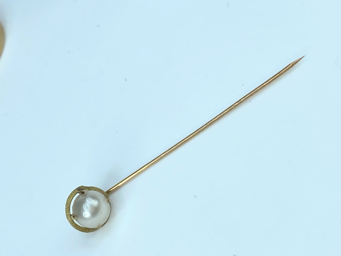 Mind-century Elegant 7.5mm Pearl hat/stick pin