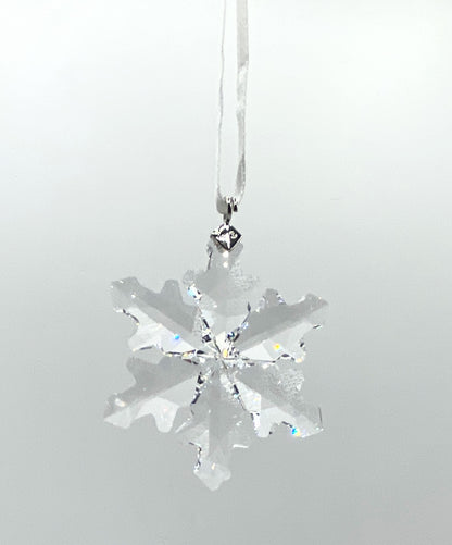 Swarovski Crystal Little Snowflake Christmas Ornament NIB 2013 XN24