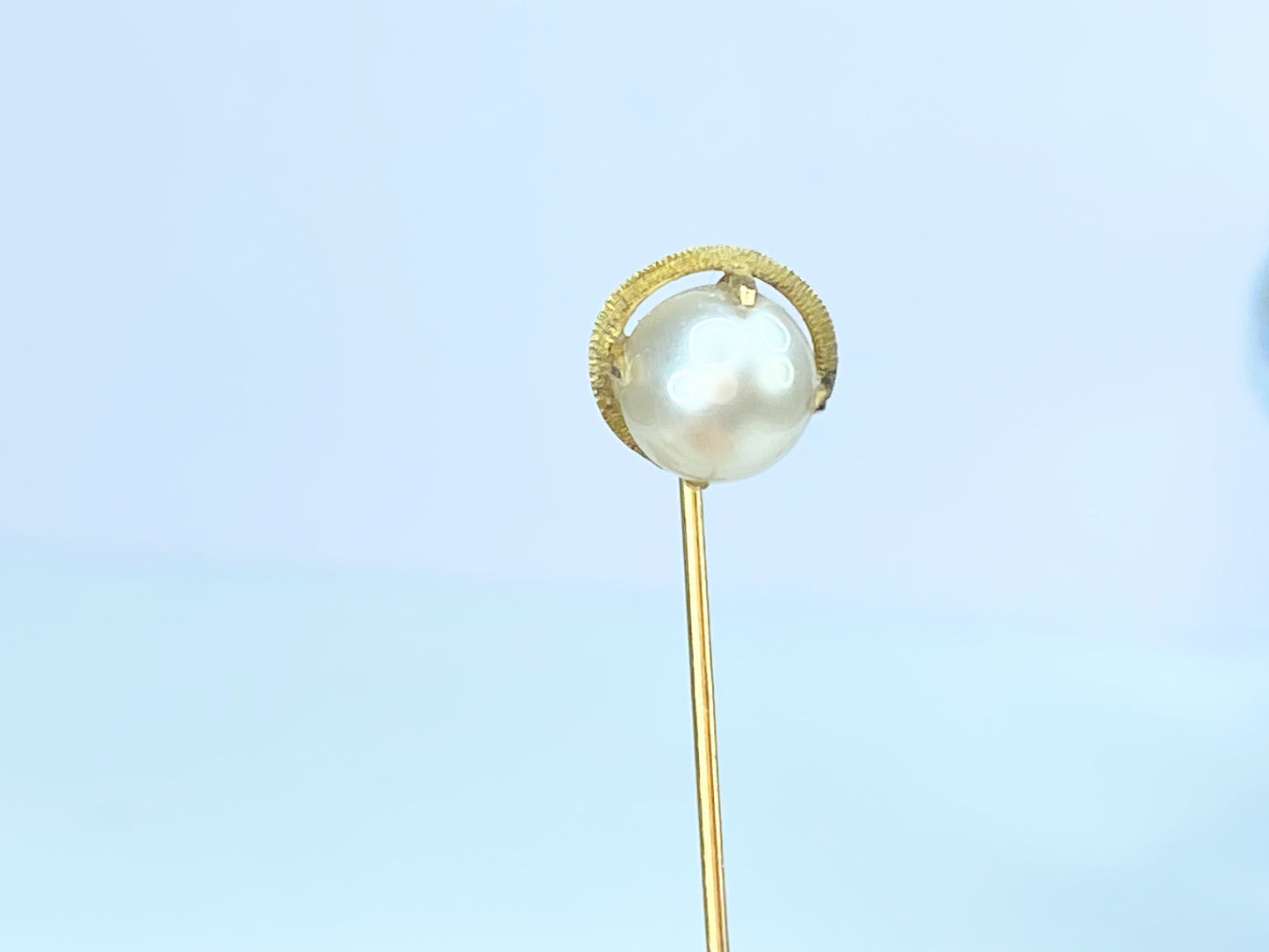 Mind-century Elegant 7.5mm Pearl hat/stick pin