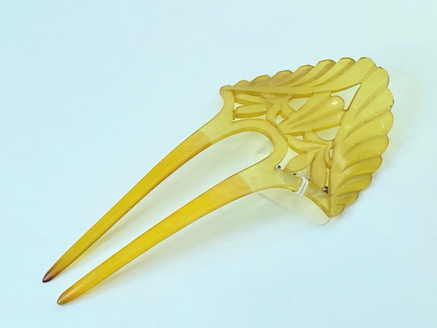 Vintage Japanese hair comb hair pin kanzashi geisha hair accessory 6x3" GS618